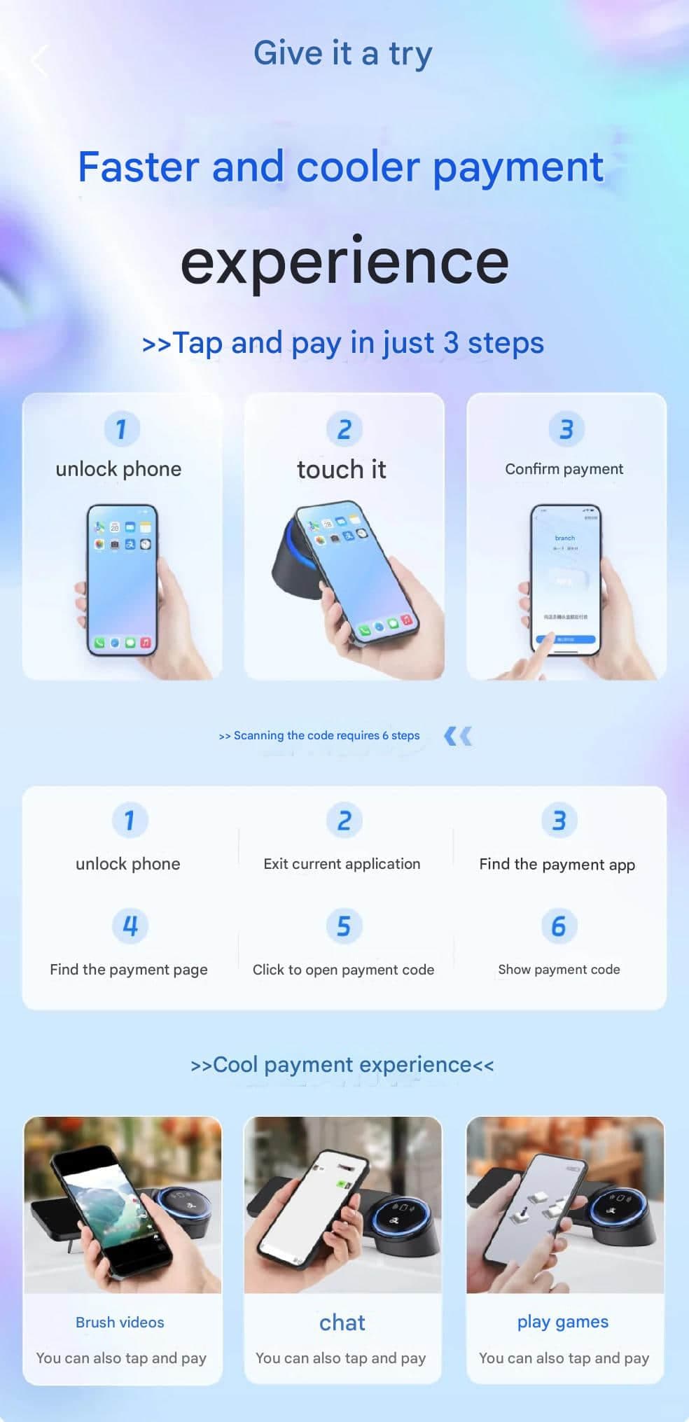 Cómo pagar con NFC en Alipay en tres pasos