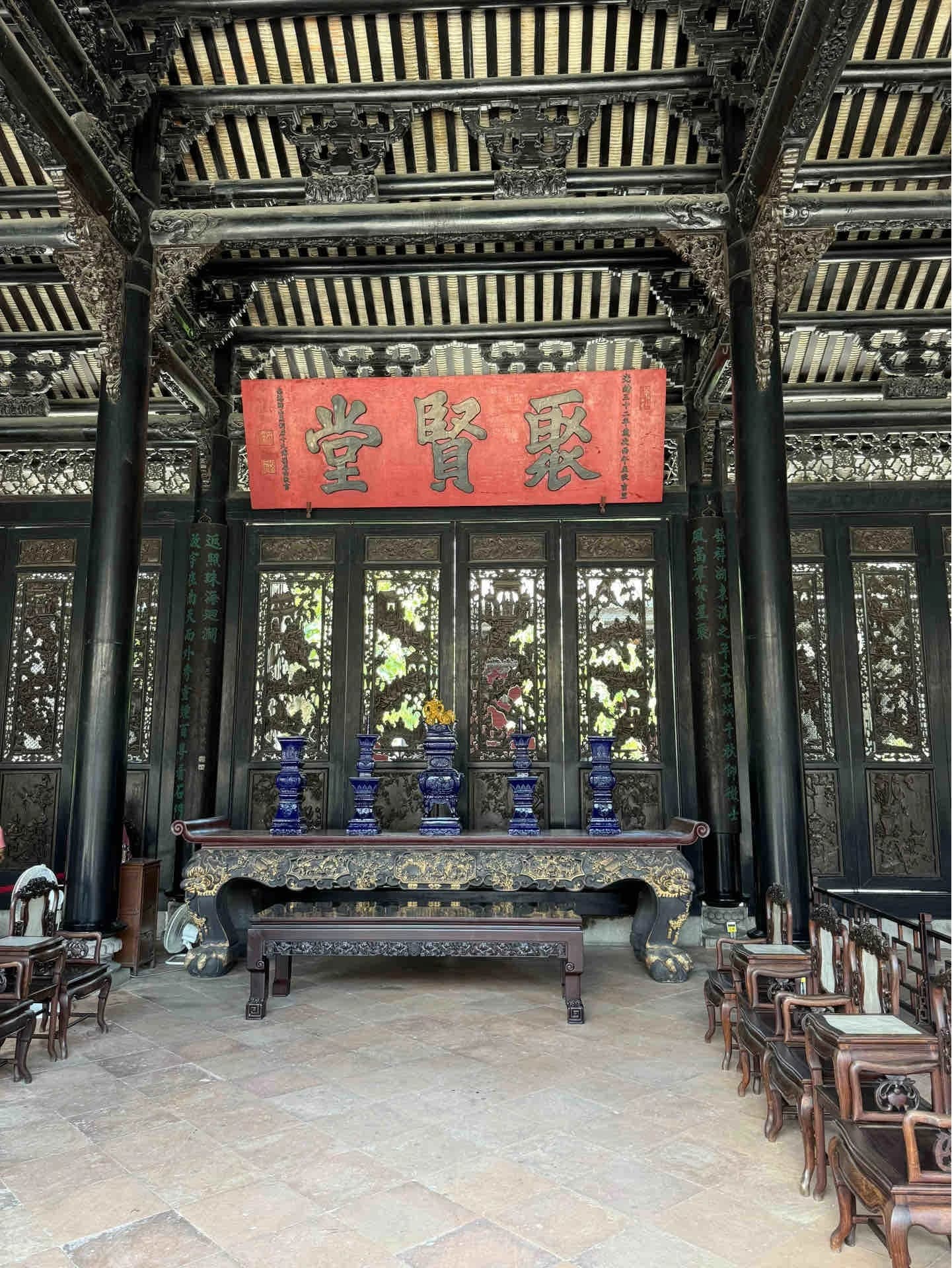 Vista interior de Chen Clan Ancestral Hall