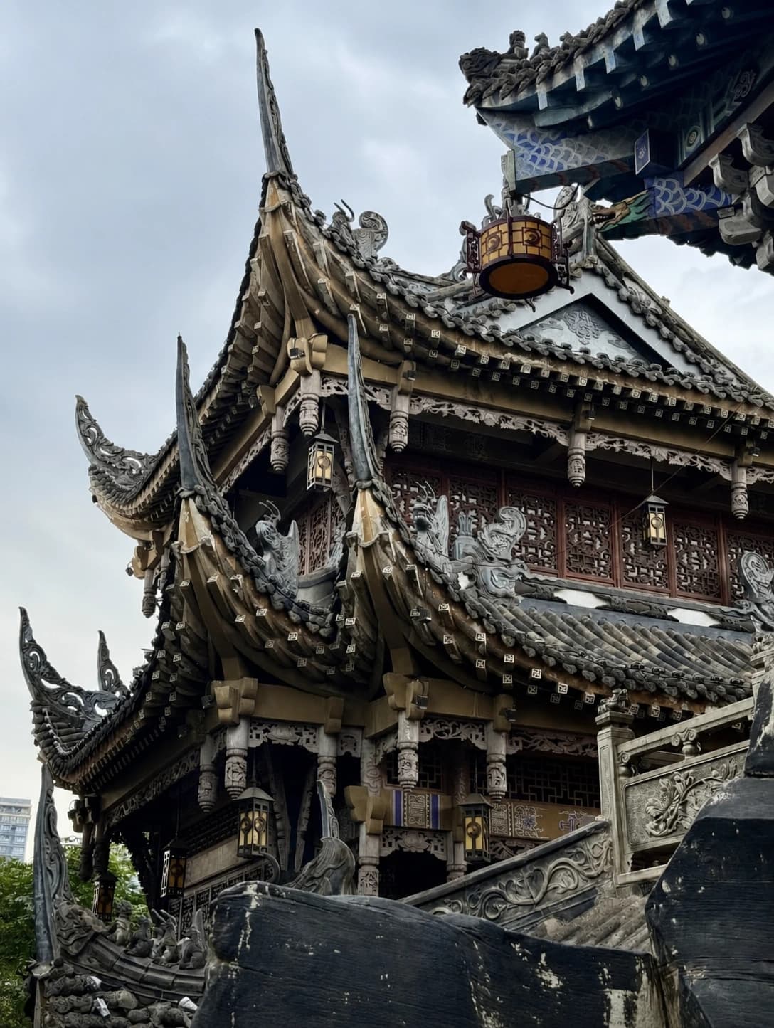 Templo Baolun en la ciudad antigua de Ciqikou