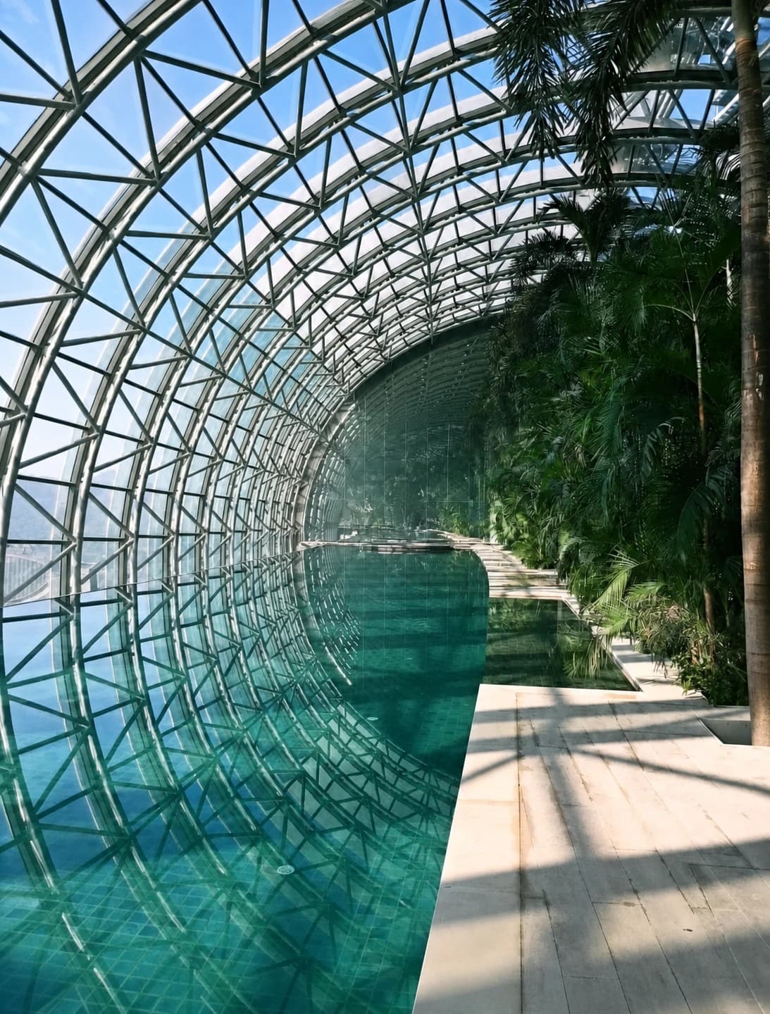 Crystal Sky Bridge en Raffles City Chongqing