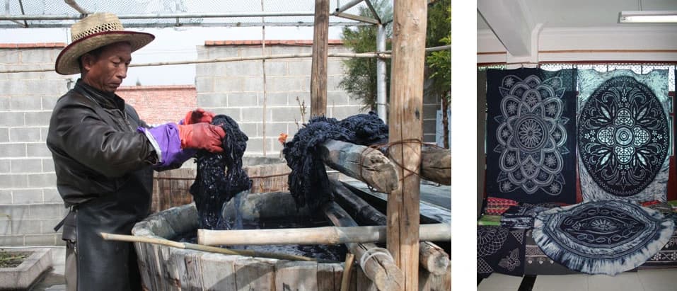 Pueblo de teñido anudado de Zhoucheng: cómo elegir un taller auténtico