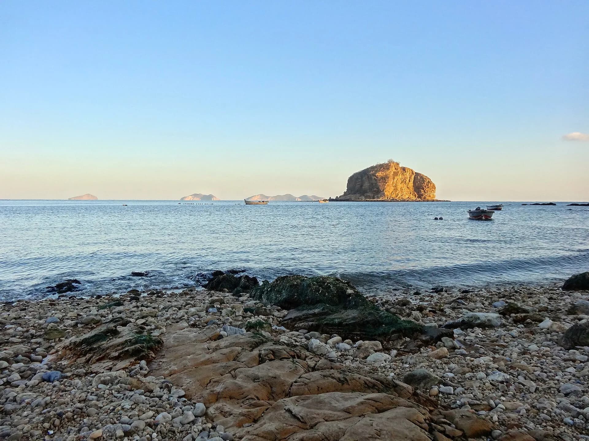 Bangchuidao island seen from the Dalian coast