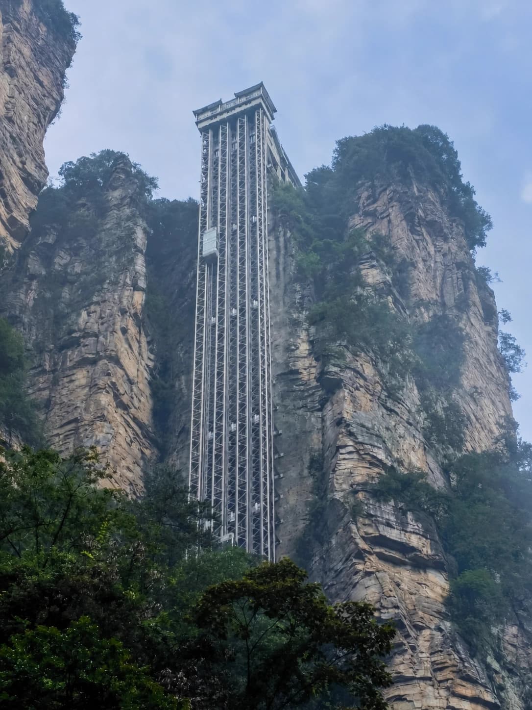 Elevador Bailong Zhangjiajie: úselo como conector de ruta