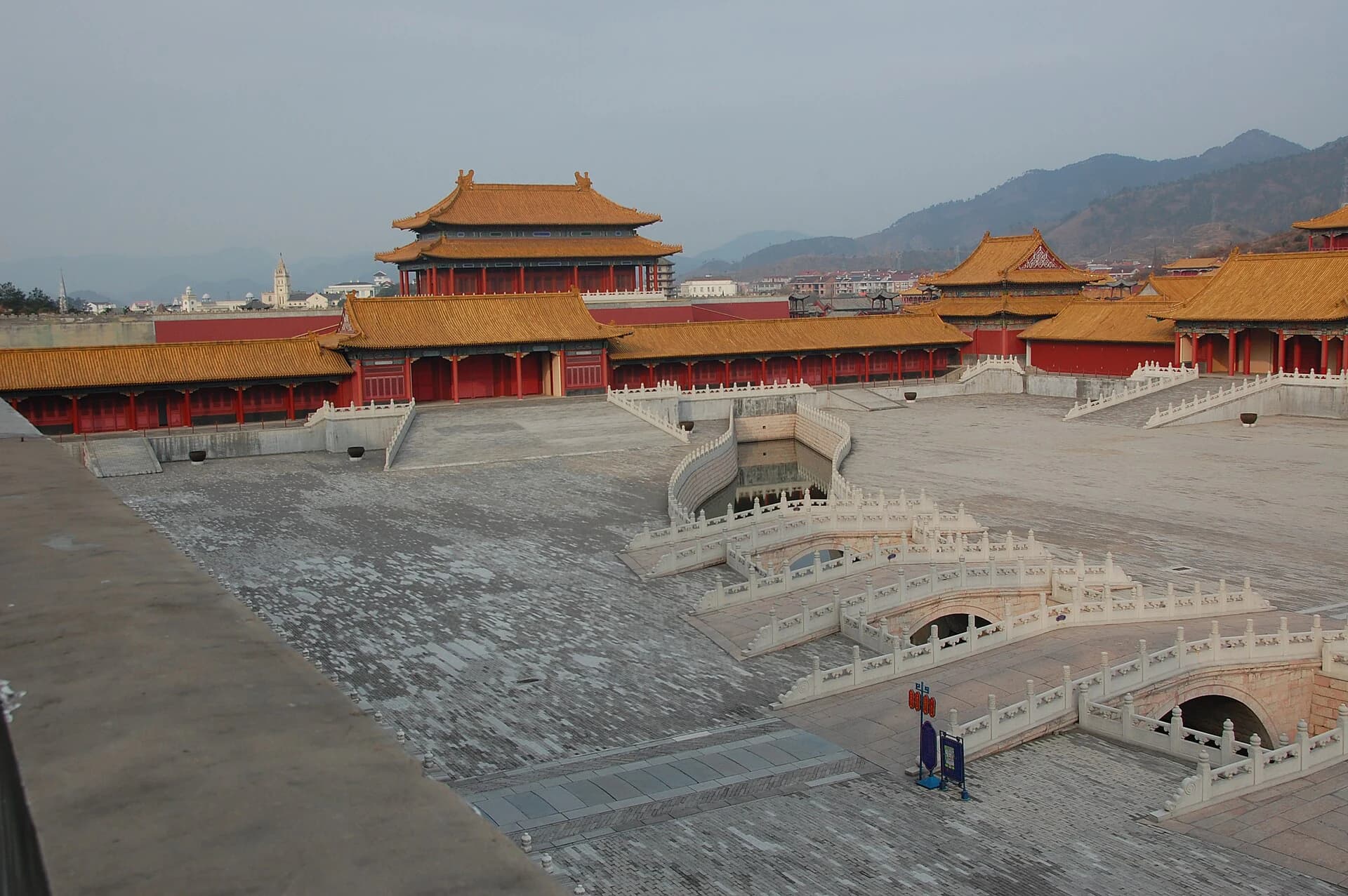 Imperial-palace film-set replica at Hengdian World Studios