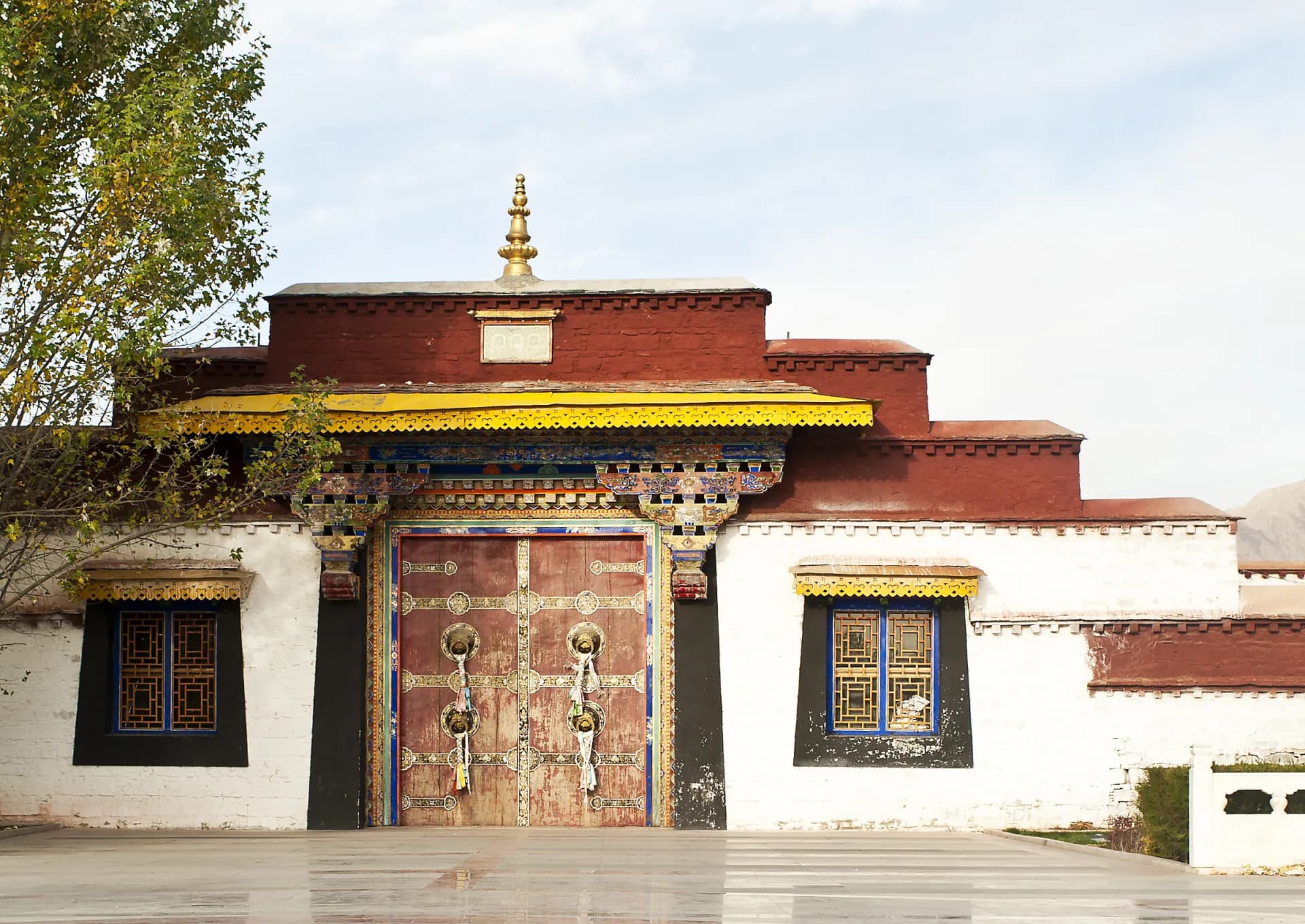 Arquitectura palaciega y de jardín en Norbulingka, Lhasa