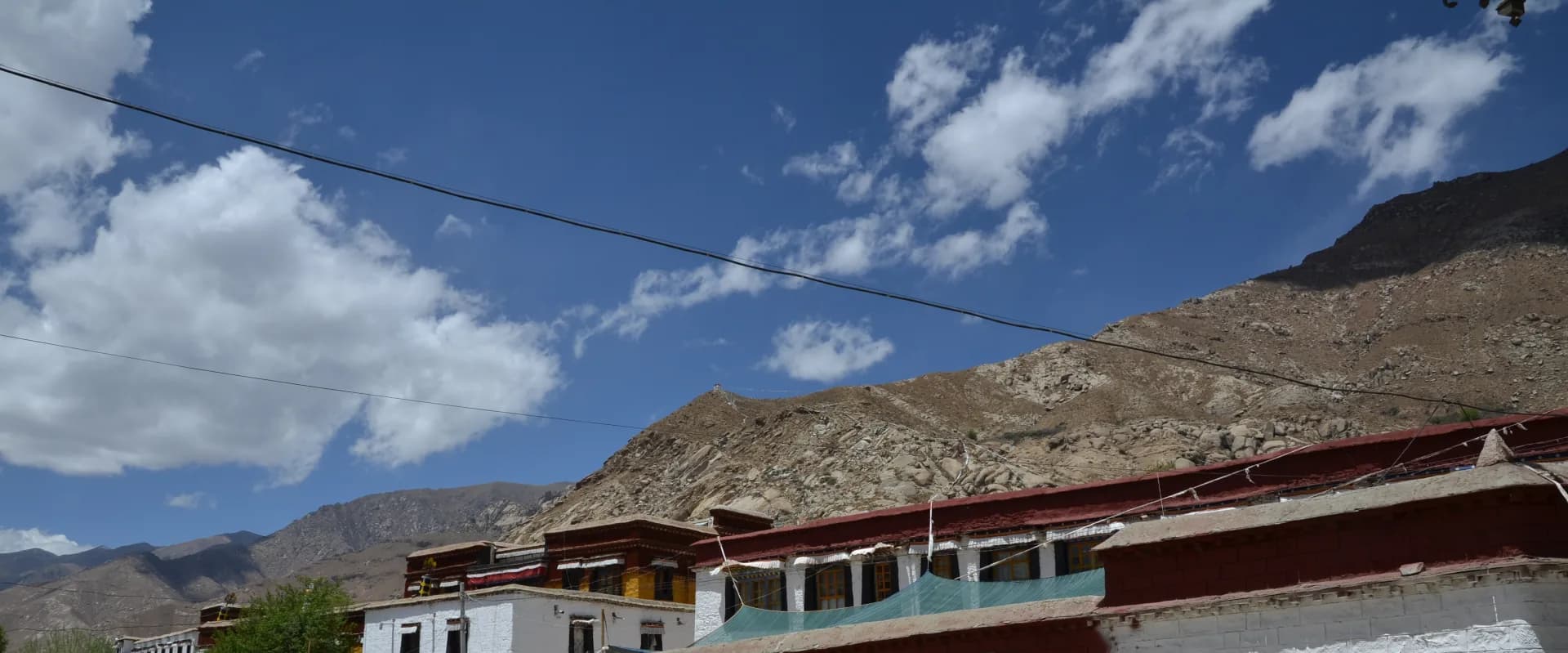 Sera Monastery buildings below the mountain near Lhasa