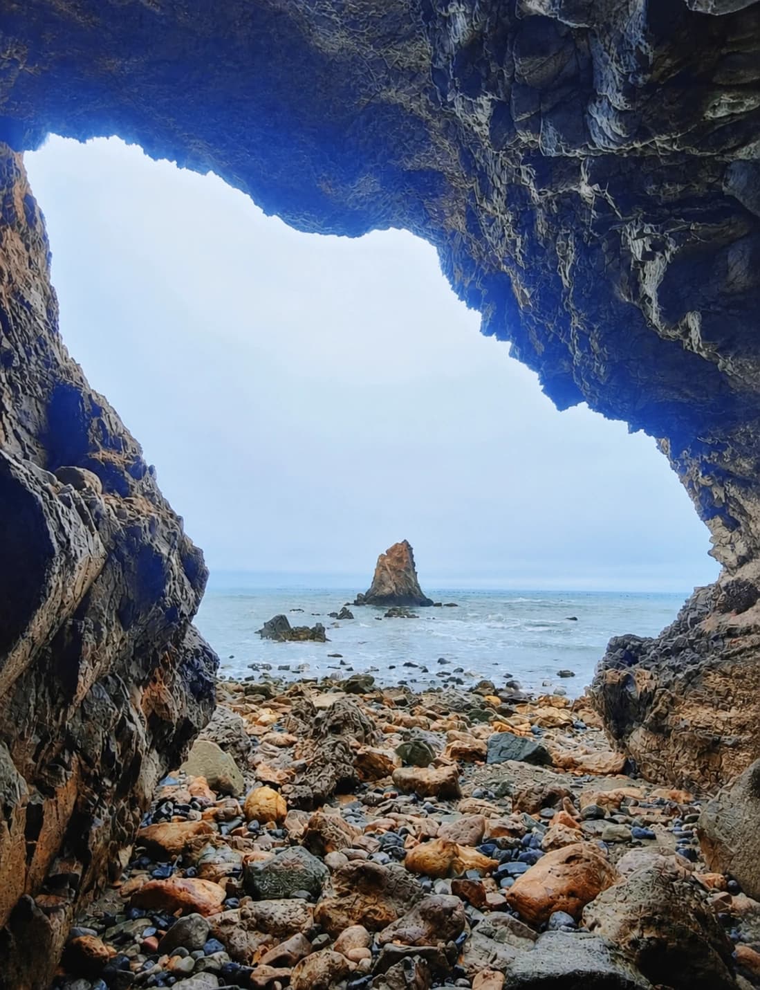 Famosa cueva de la playa de Shilaoren