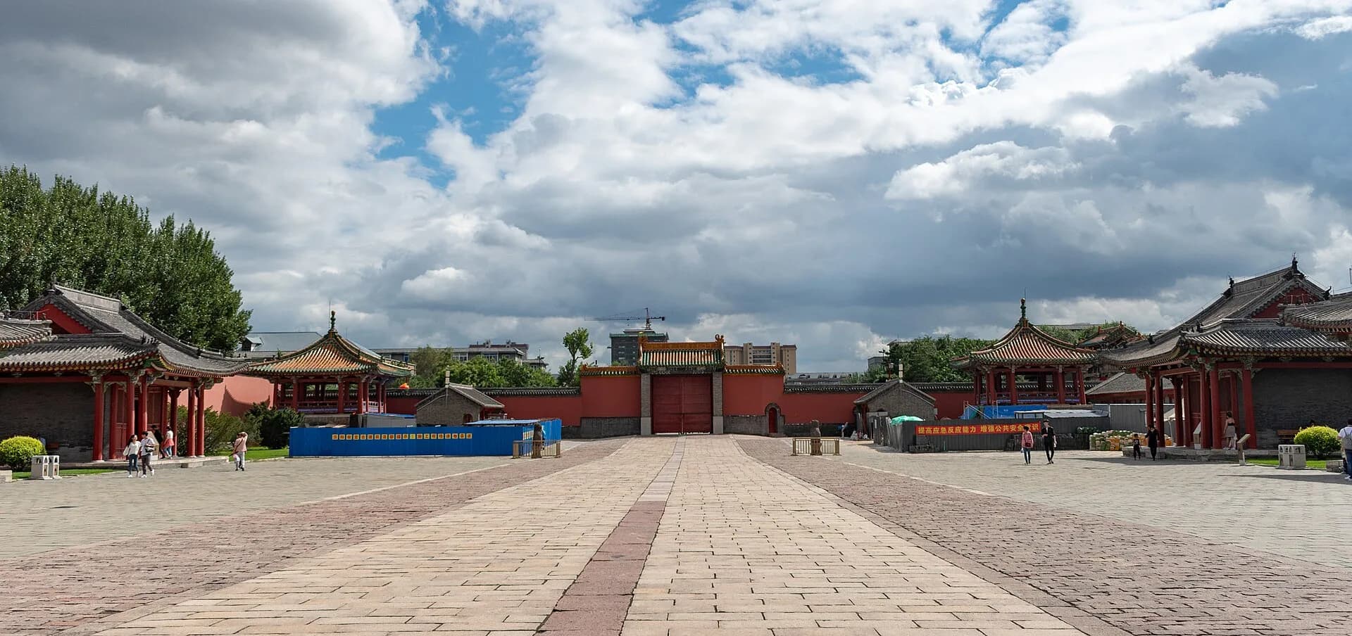 Historic courtyard at Shenyang Imperial Palace