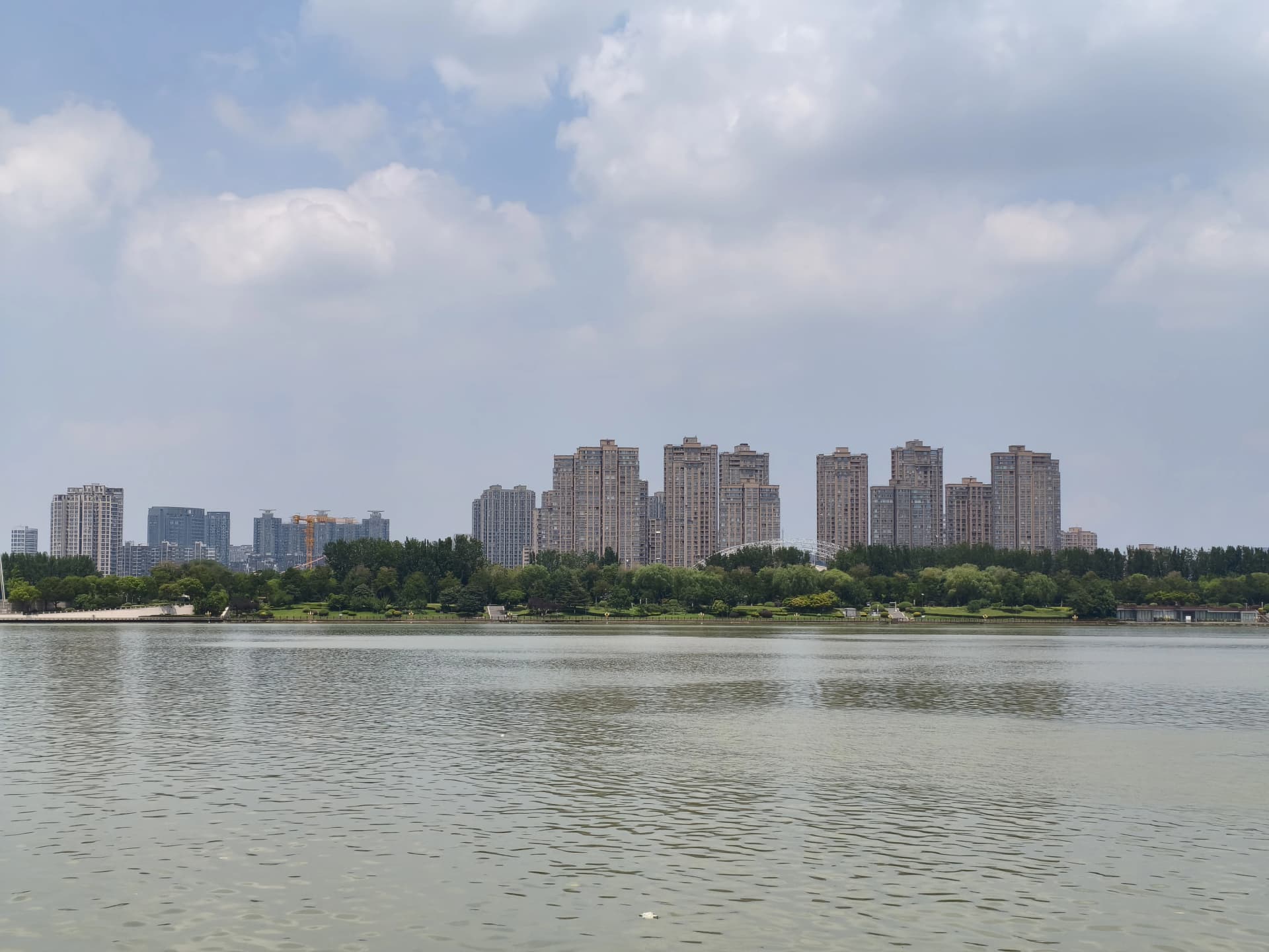 Panorama across Yunlong Lake in Xuzhou