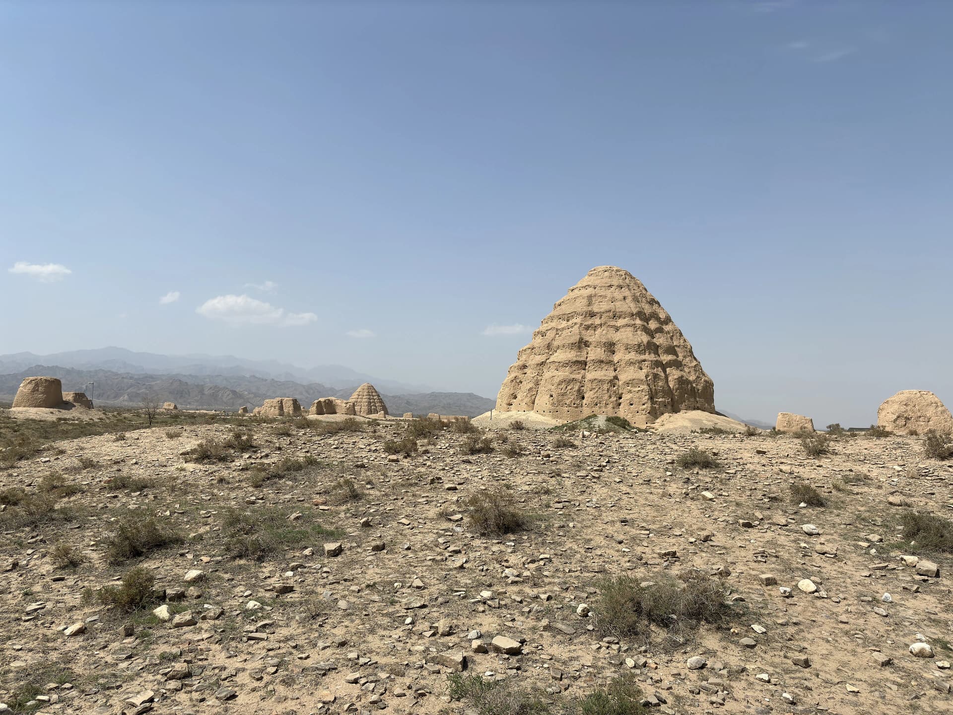 Western Xia royal tombs beneath the Helan Mountains
