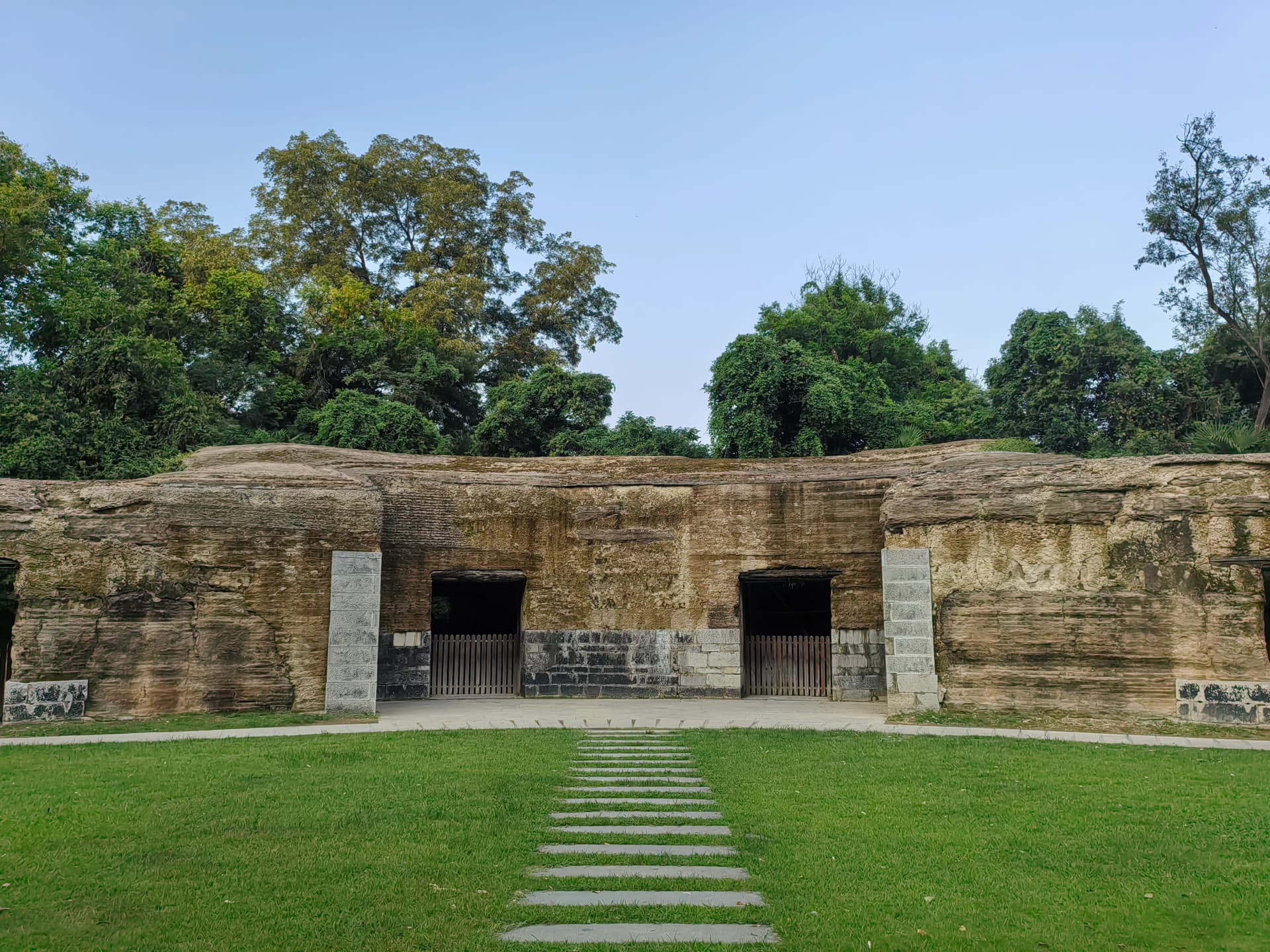 Historic defensive battery at Jiaoshan