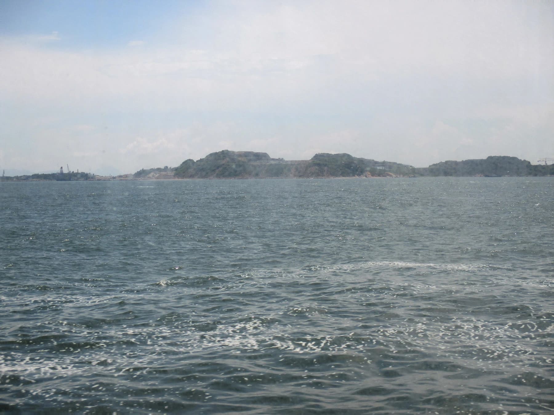 Guishan Island, Zhuhai: ferri, puerto y paseo hasta el faro