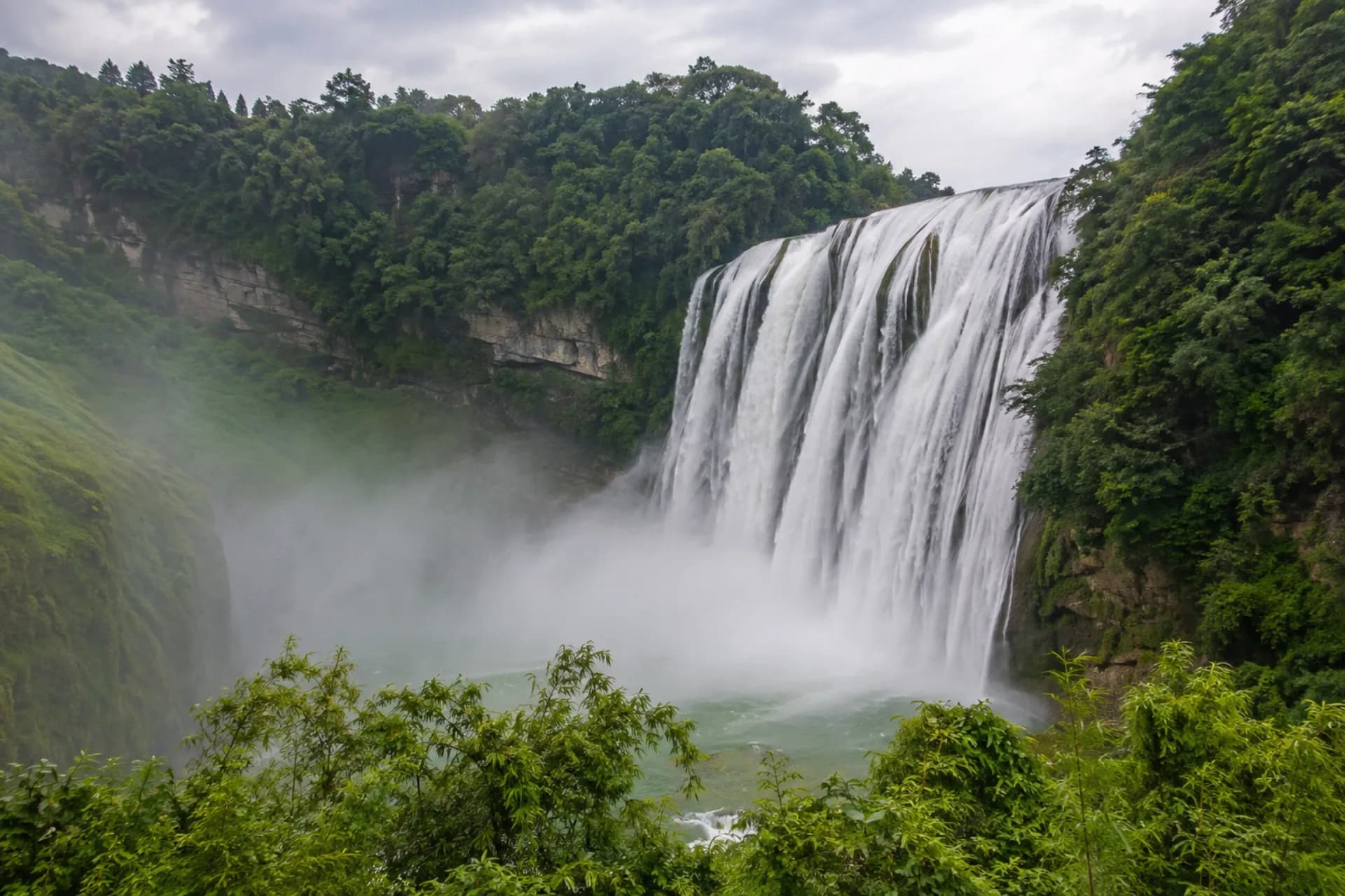 Illustrative view of Huangguoshu Waterfall