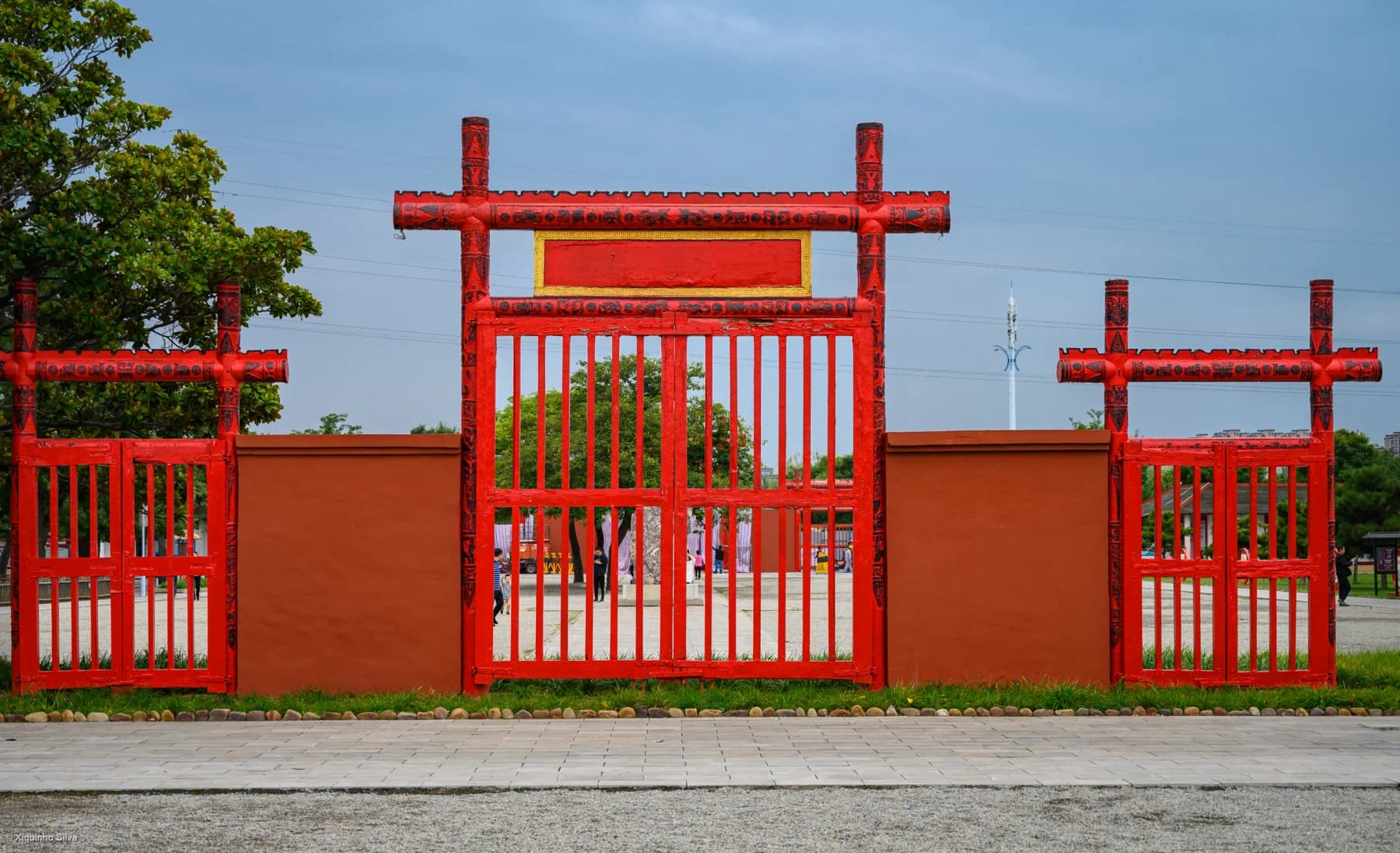 Reconstructed entrance structures at the Yinxu Royal Tomb Site