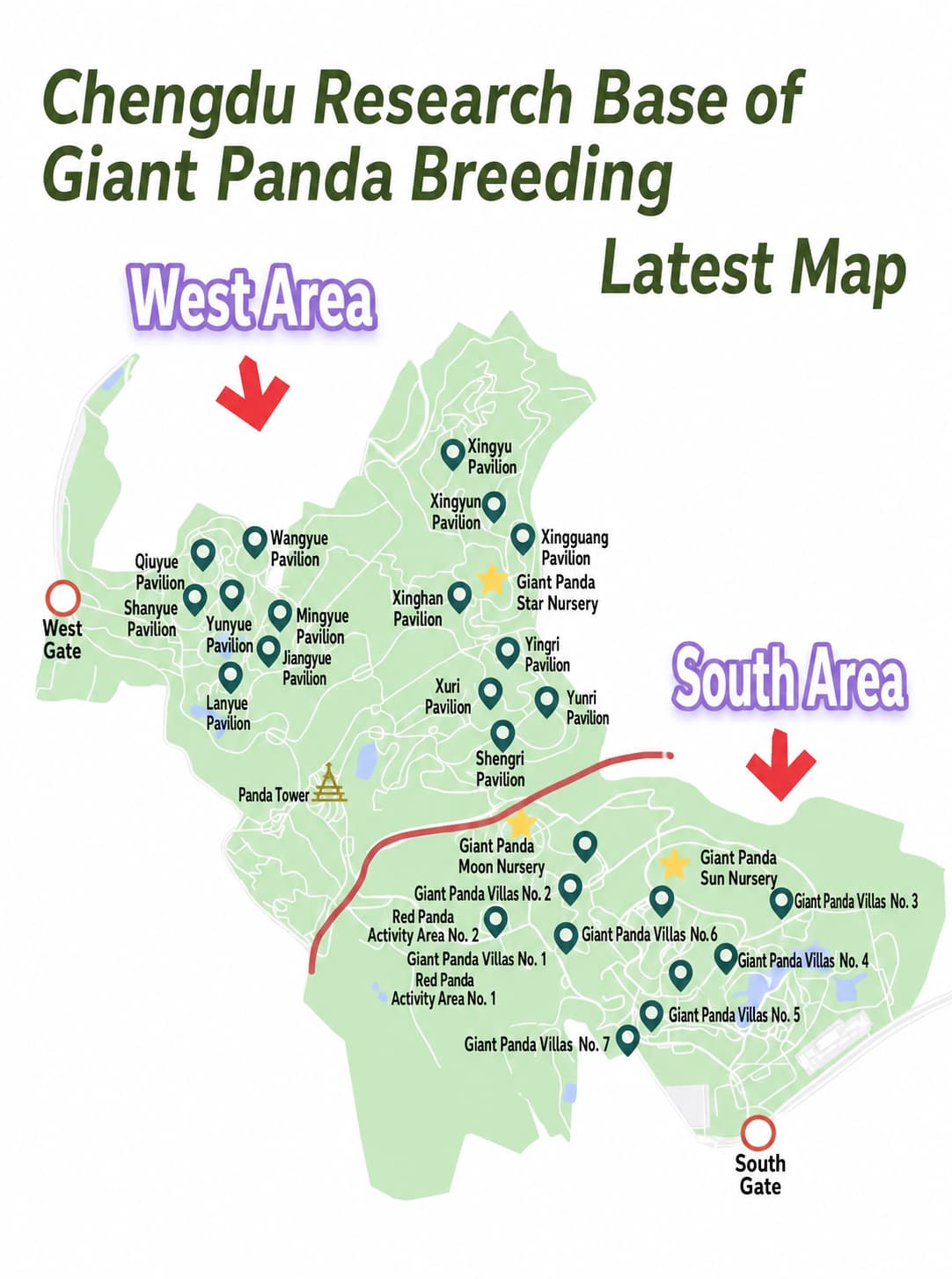 Mapa ilustrado de la ruta y los puntos de visita, lámina 3