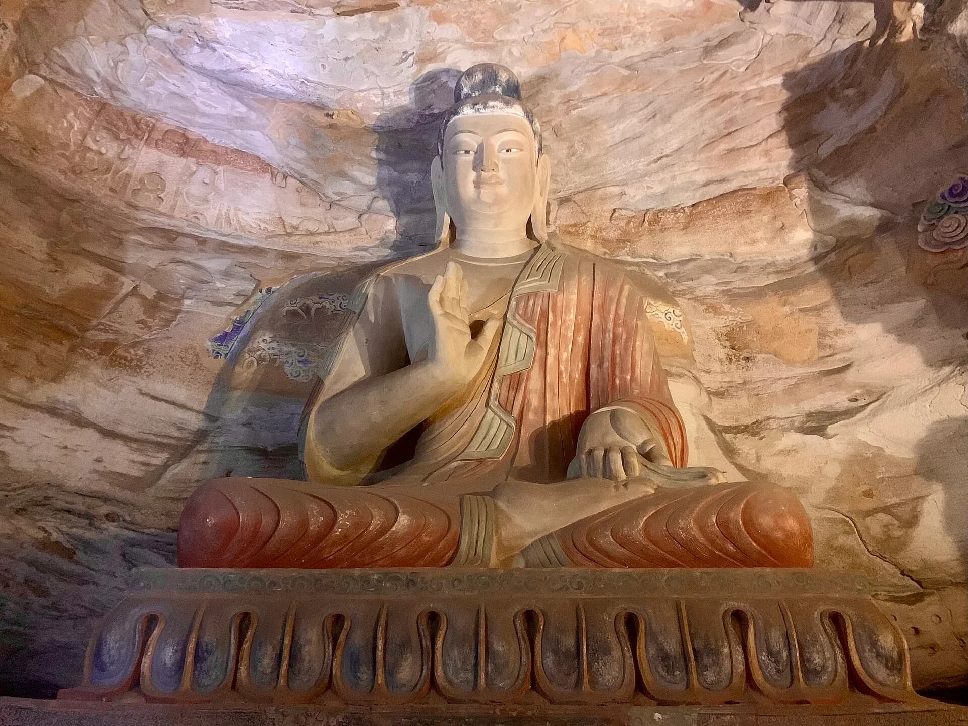 Exterior view of Yungang Grottoes
