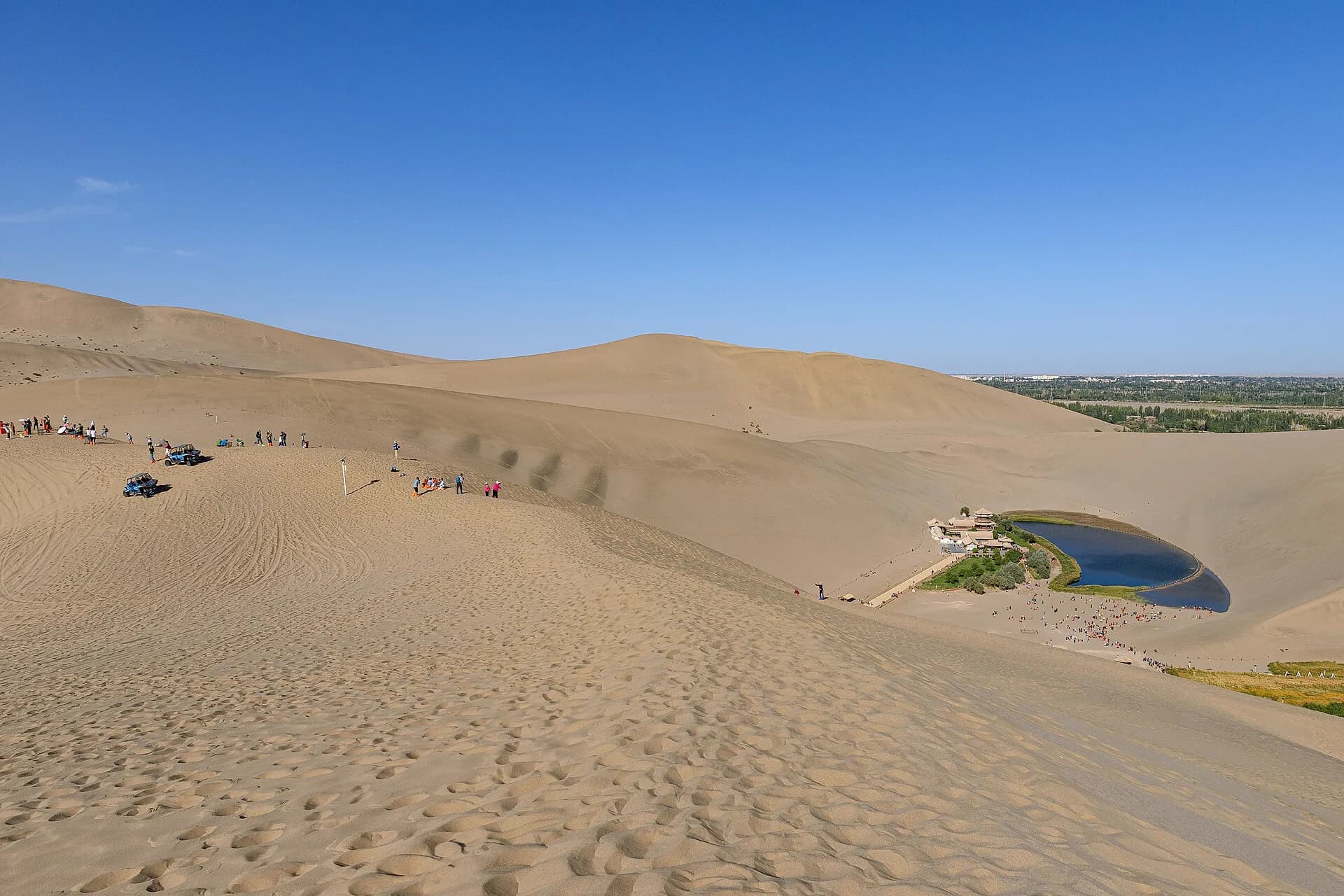 Mingsha Mountain and Crescent Lake