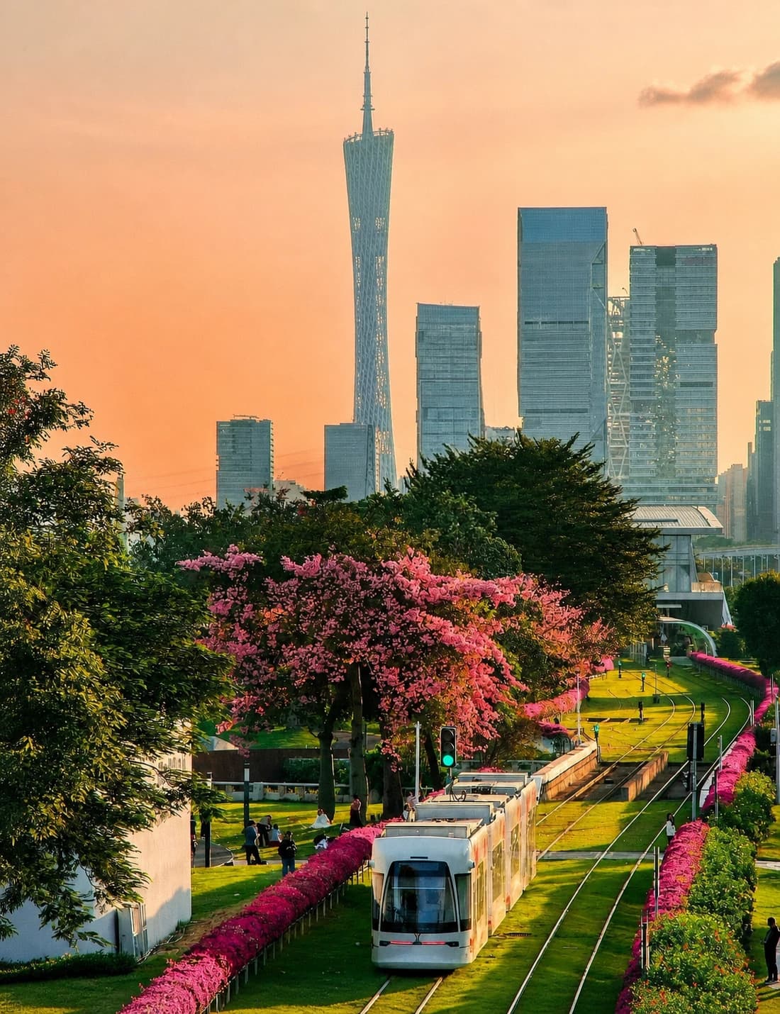 estación moderna de transporte público en China