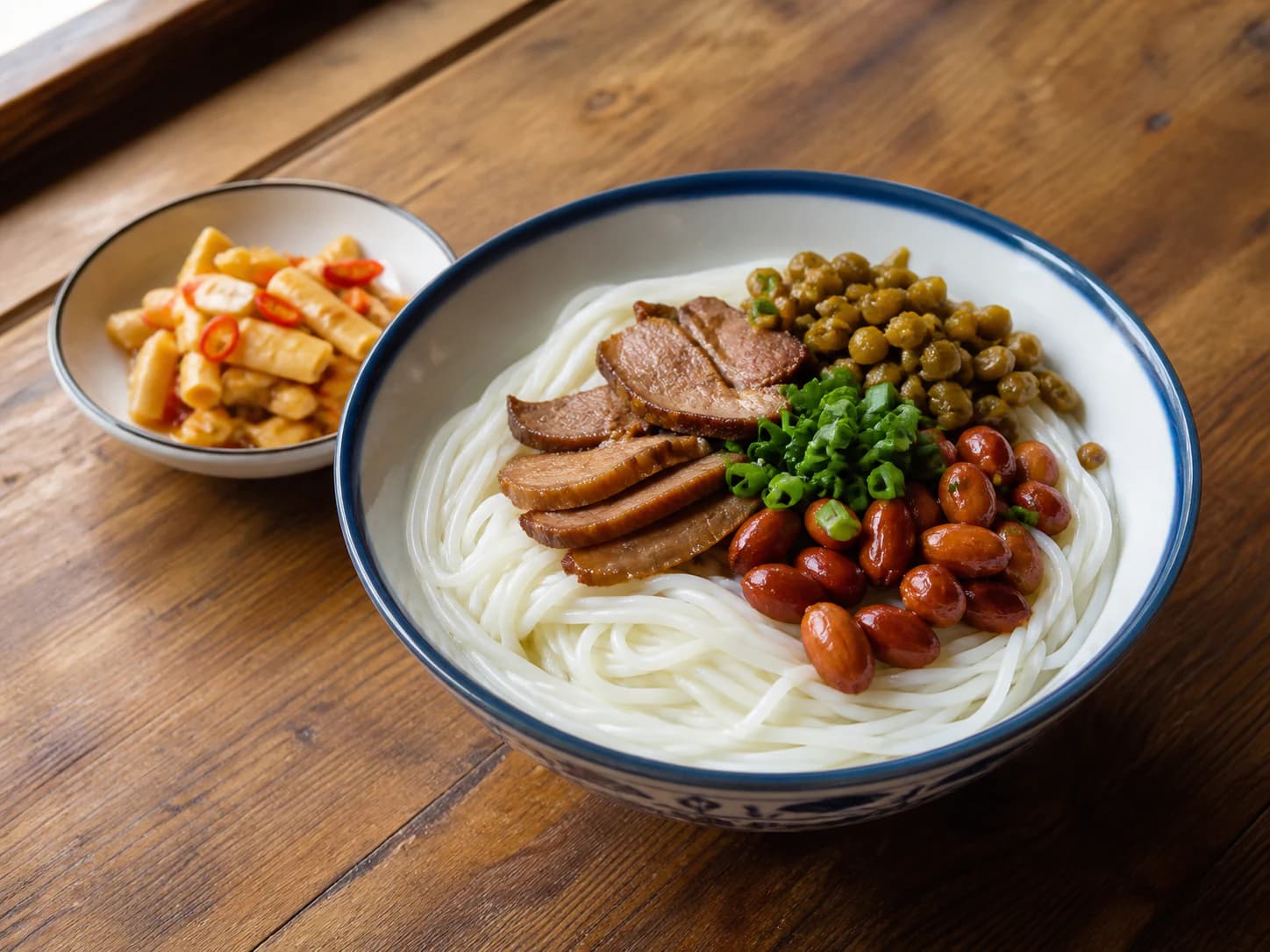 Imagen de un cuenco genérico de fideos de arroz de Guilin