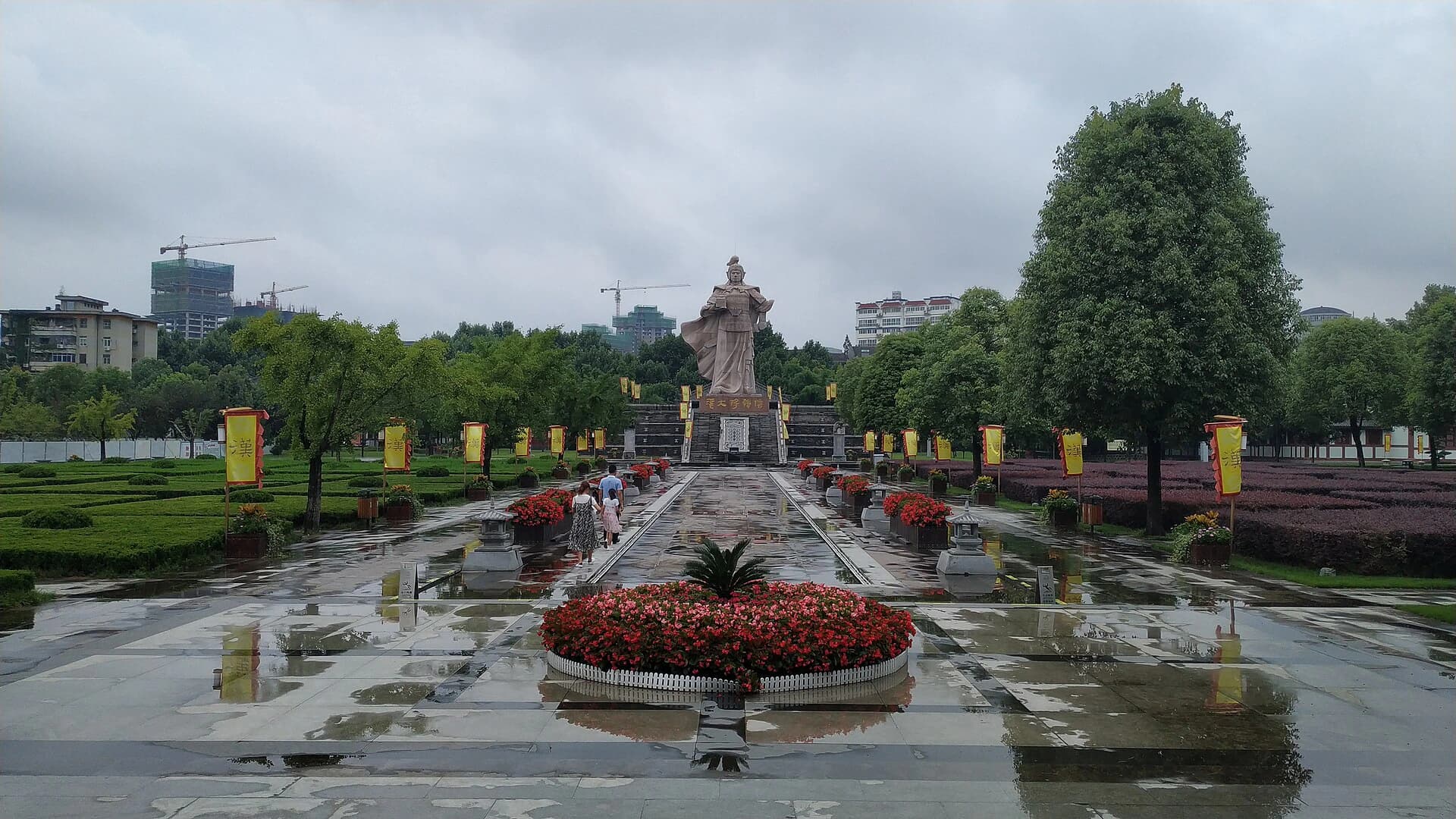 Han Xin Square at Baijiang Altar in Hanzhong in 2019