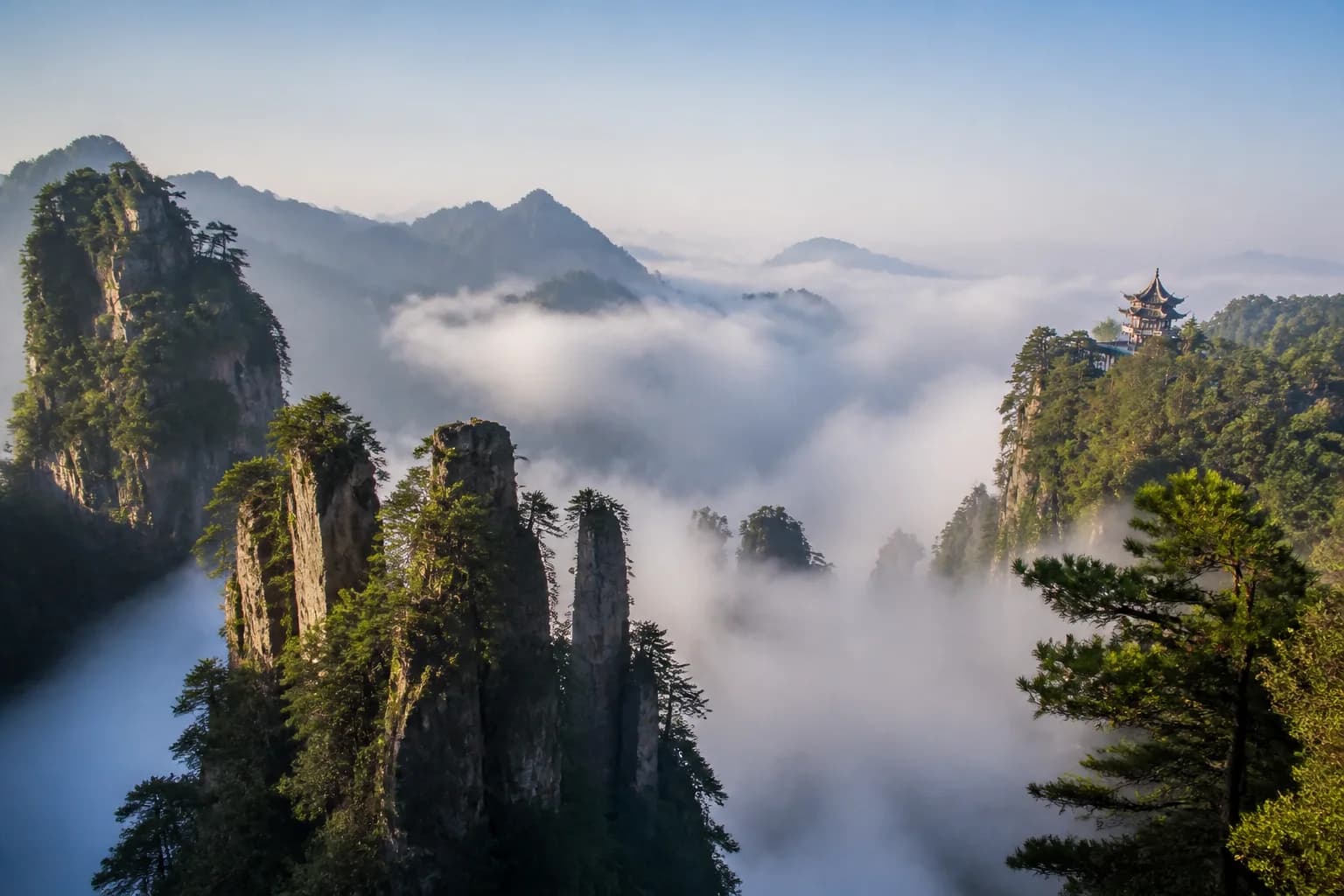 Guía de la aldea de Huangshi: teleférico, circuito de cumbres y caminata