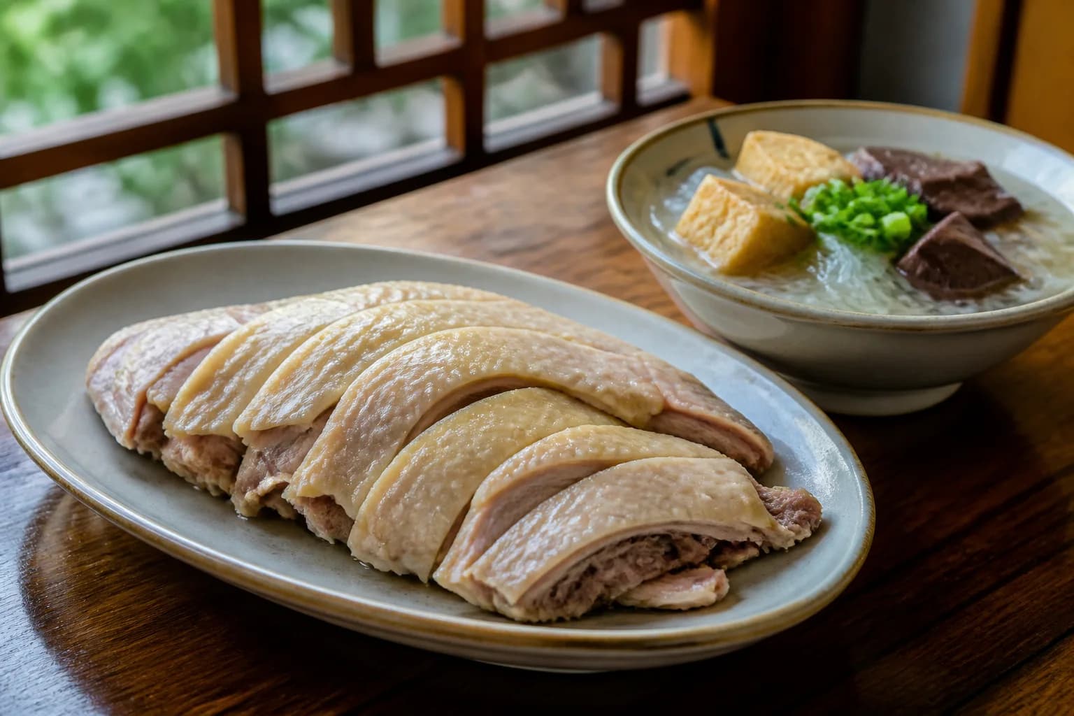 Sopa de fideos con pato salado y sangre de pato de Nanjing