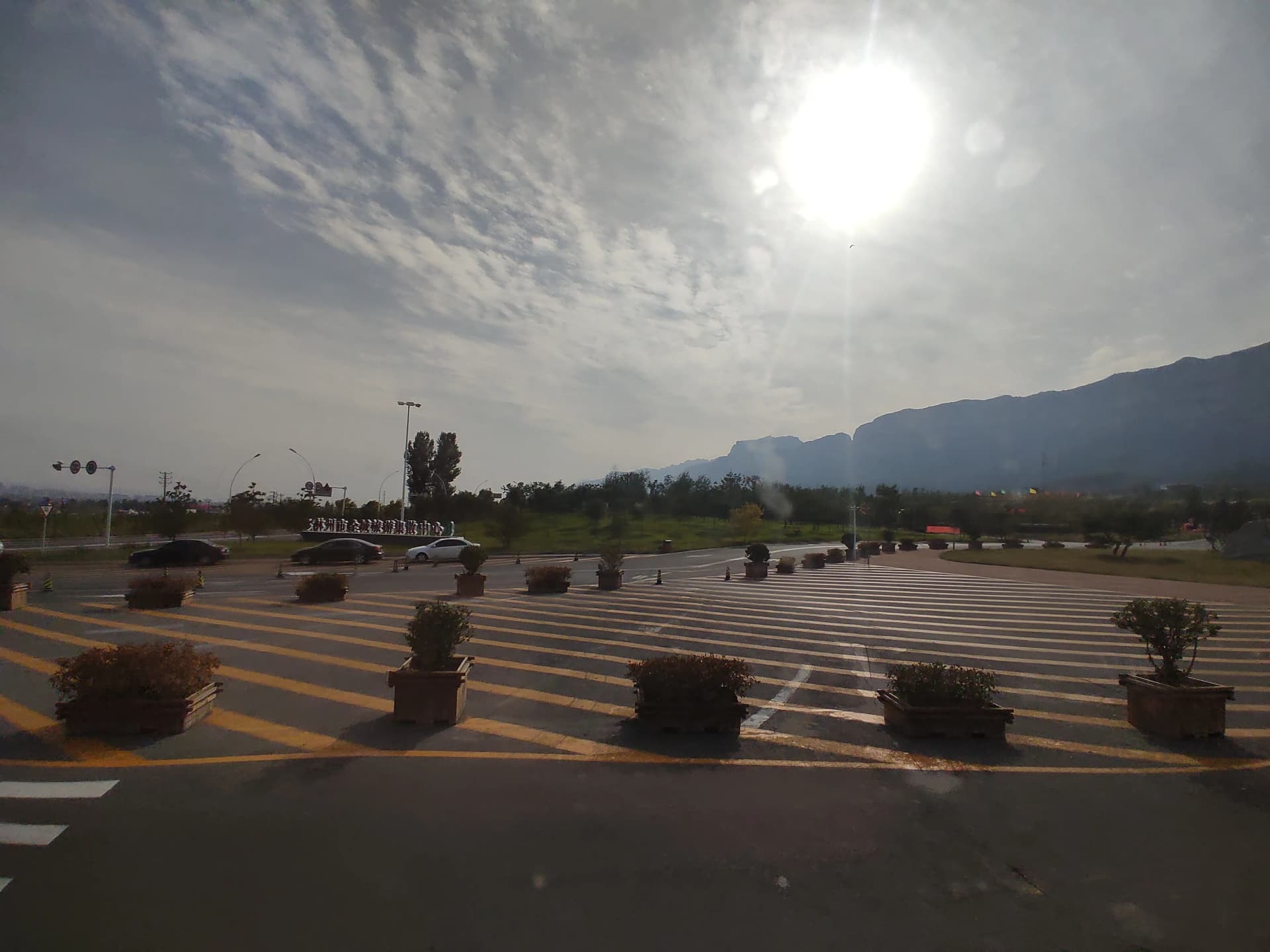 Linzhou city at the foot of the Taihang Mountains