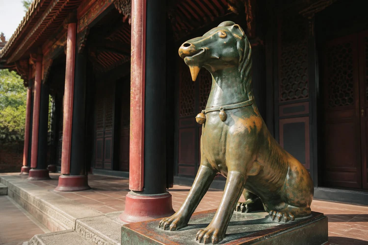 Interpretación de la cabra de bronce de un solo cuerno del Palacio de Qingyang