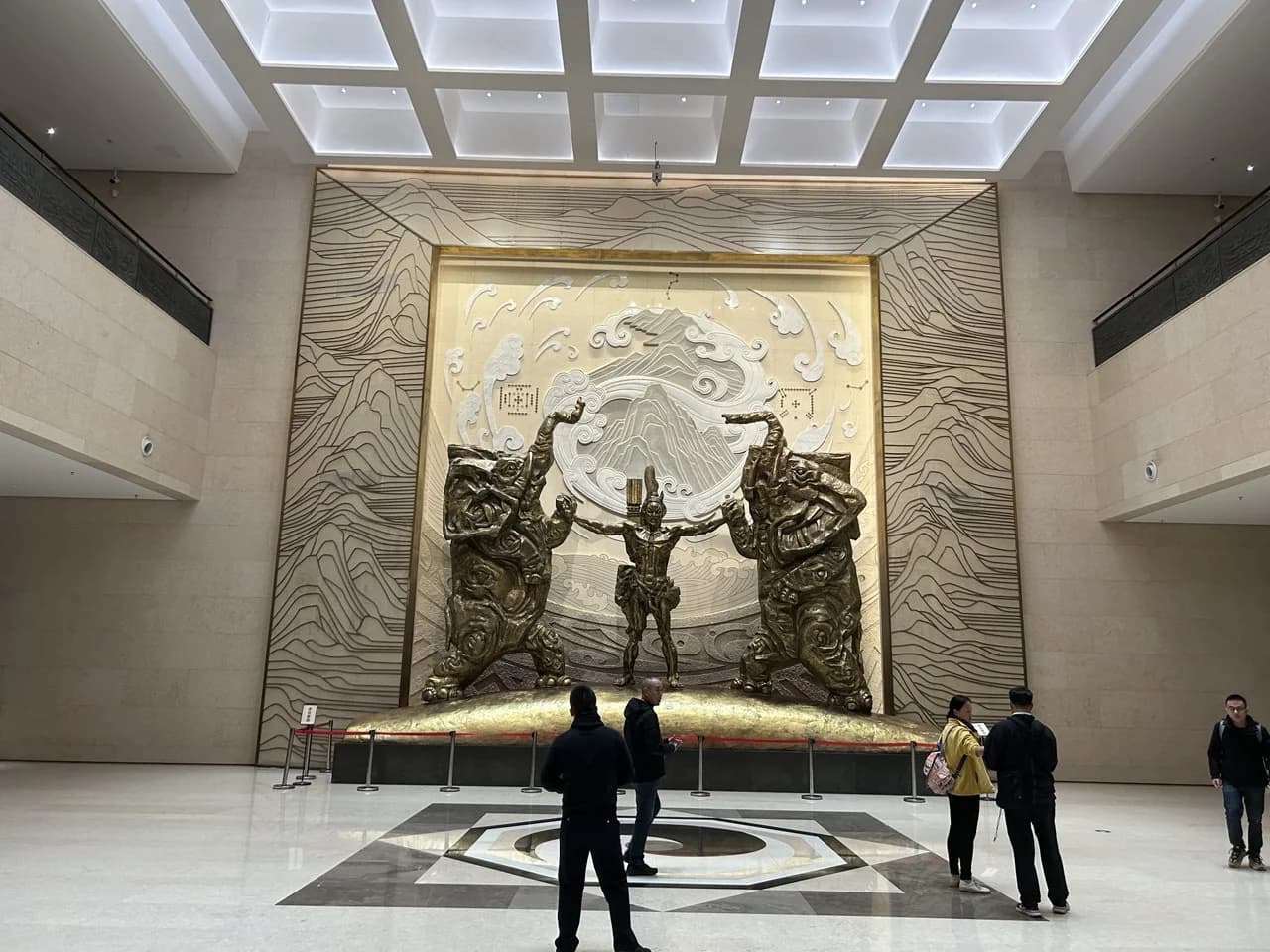 Central orientation hall inside Henan Museum